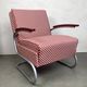 Thonet S-411 Armchair "Red & White"