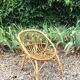 Fauteuil rotin corbeille enfant
