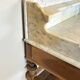 Console or dressing table in solid oak.