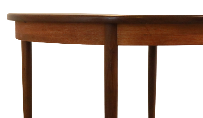 Round g-plan vintage dining table extendable 'breadsell'