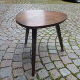 The 1950s wooden tripod side table