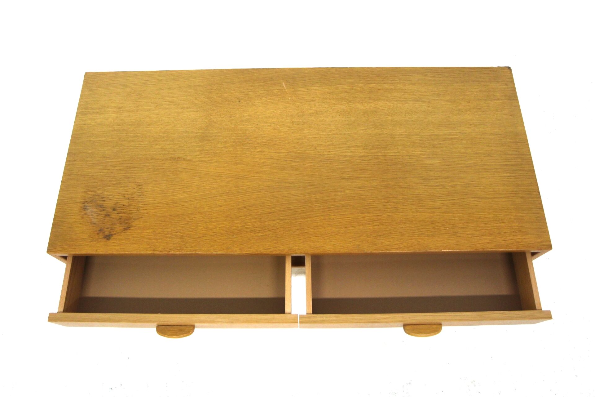 Scandinavian oak low console, Sweden, 1960
