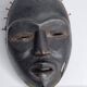 African mask Dan Déanglé, tribal art, Ivory Coast, 23 cm, 20th century