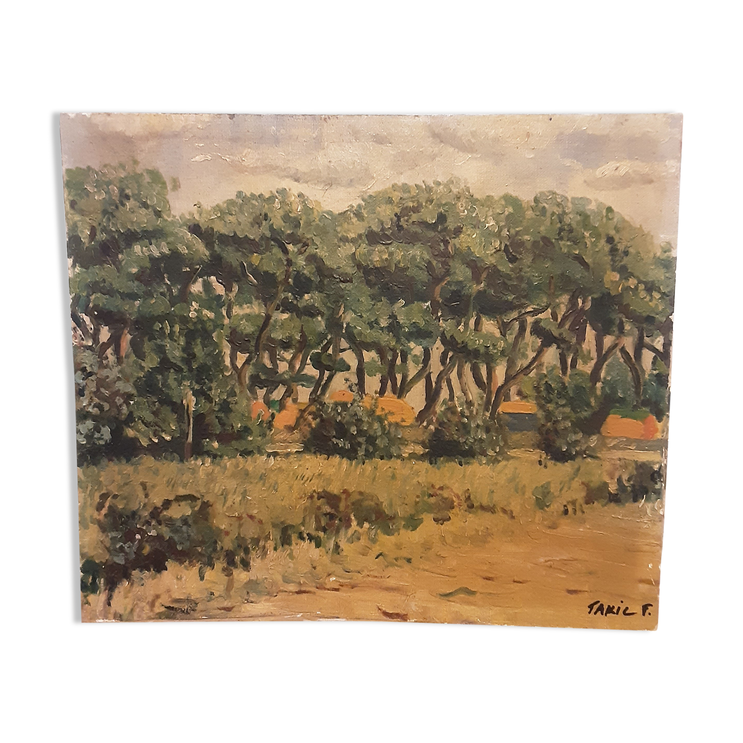 Antique knife oil on canvas