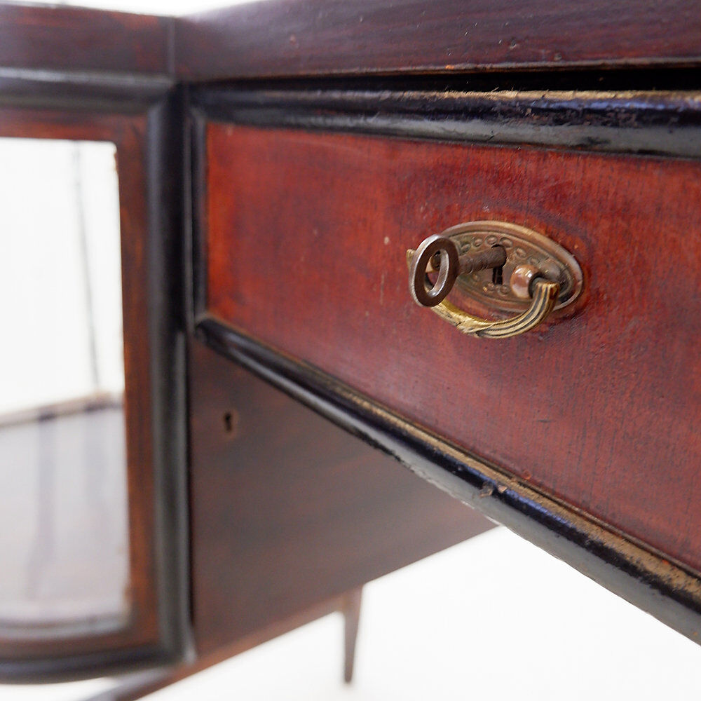 Console avec vitrines courbes - Style Art Déco