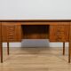 Mid-Century Freestanding Teak Desk, Denmark, 1960s