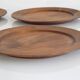 Set of Sacndinavian wooden plates 1960