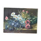 Still life with flowers country