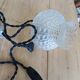 1 vintage glass pendant/lamp