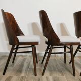 Dining Chairs by Radomir Hoffman for Ton, 1950s, Set of 4