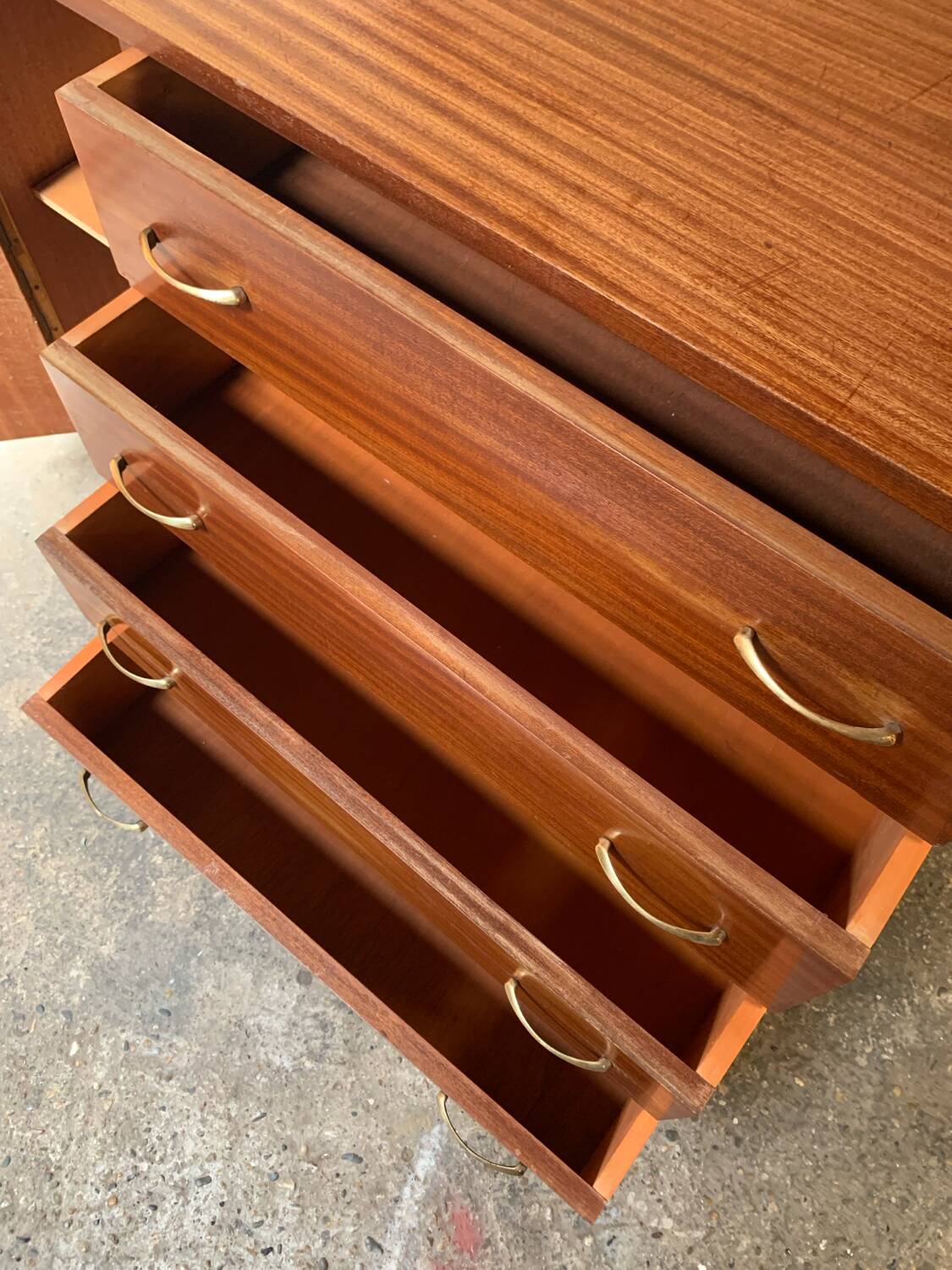 Vintage Scandinavian style chest of drawers