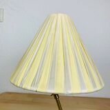 50s brass casserole lamp