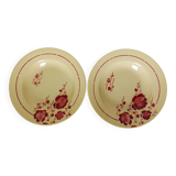 2 vintage deep plates from the St Amand factory 2103159