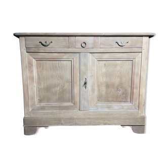 Buffet at support height Louis Philippe in aero oak erased 19th