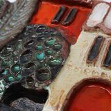 Ceramic wall plaquette by the Belgian Artist Elisabeth Vandeweghe for Ampho