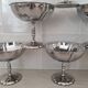 6 Coupes à dessert en inox