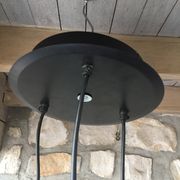 Suspension in frosted glass