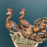 Peacock centerpiece