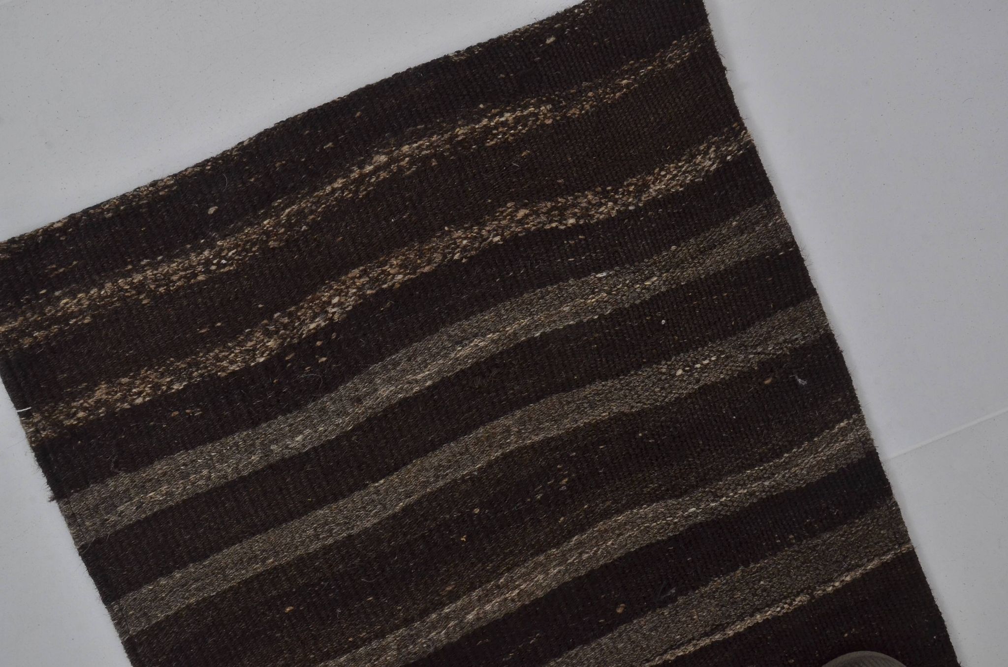 Organic Wool Goat Hair Runner Rug sku 3838