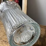 Vase en verre moulée italien