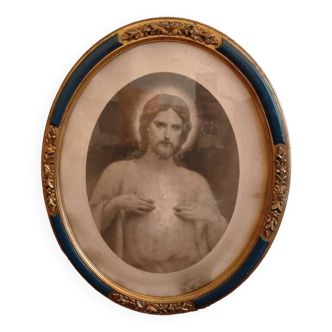 Ex voto icône coeur sacré jesus