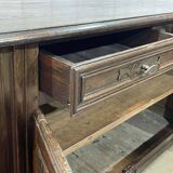 19th century rustic oak sideboard