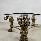 Table basse vintage 'Hollywood Regency' Willy Daro
