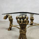 Table basse vintage 'Hollywood Regency' Willy Daro