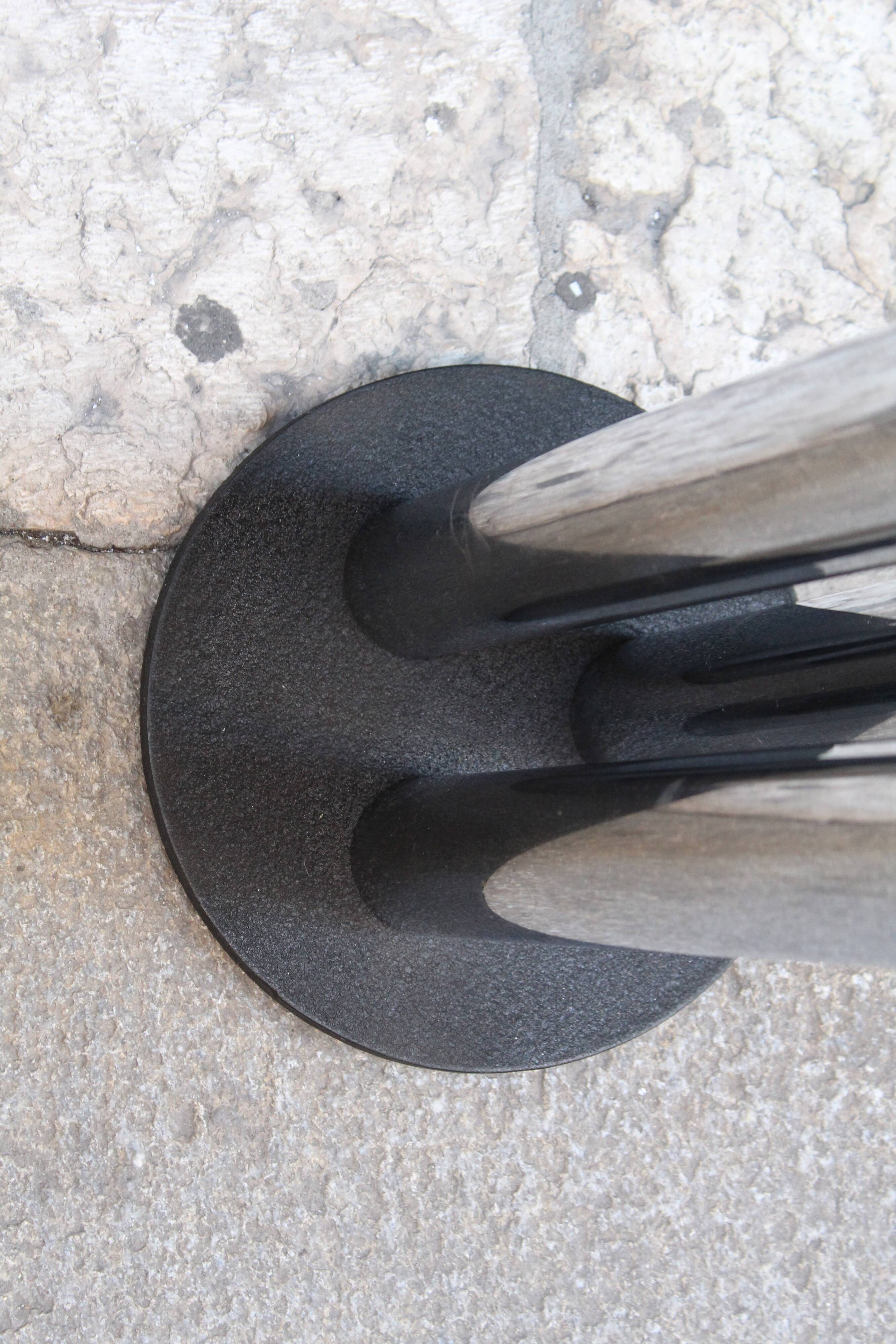 Piantana in metallo cromato Firmata Radice, Italia 1970s, in ottime conditions