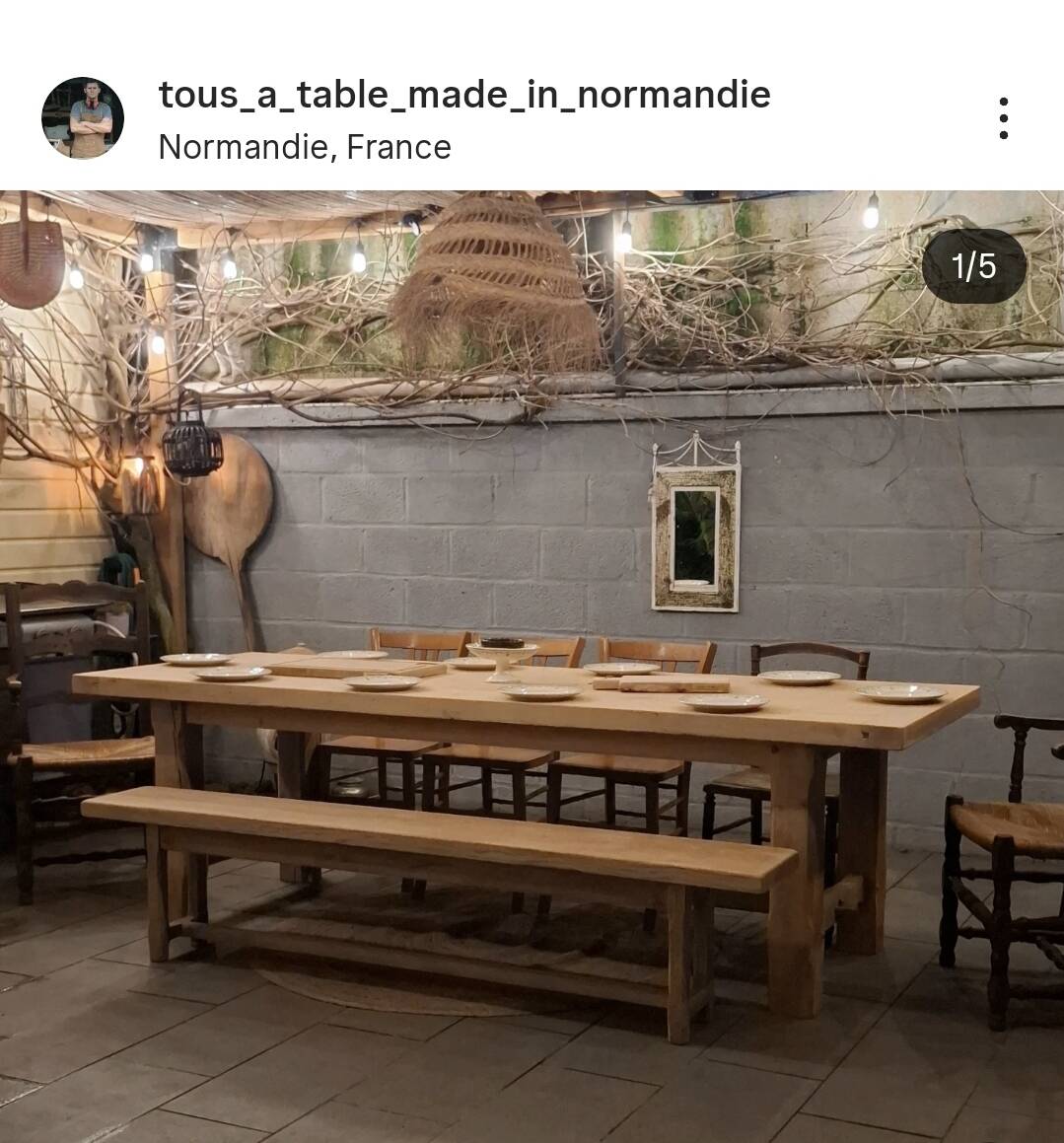 XXL farmhouse table