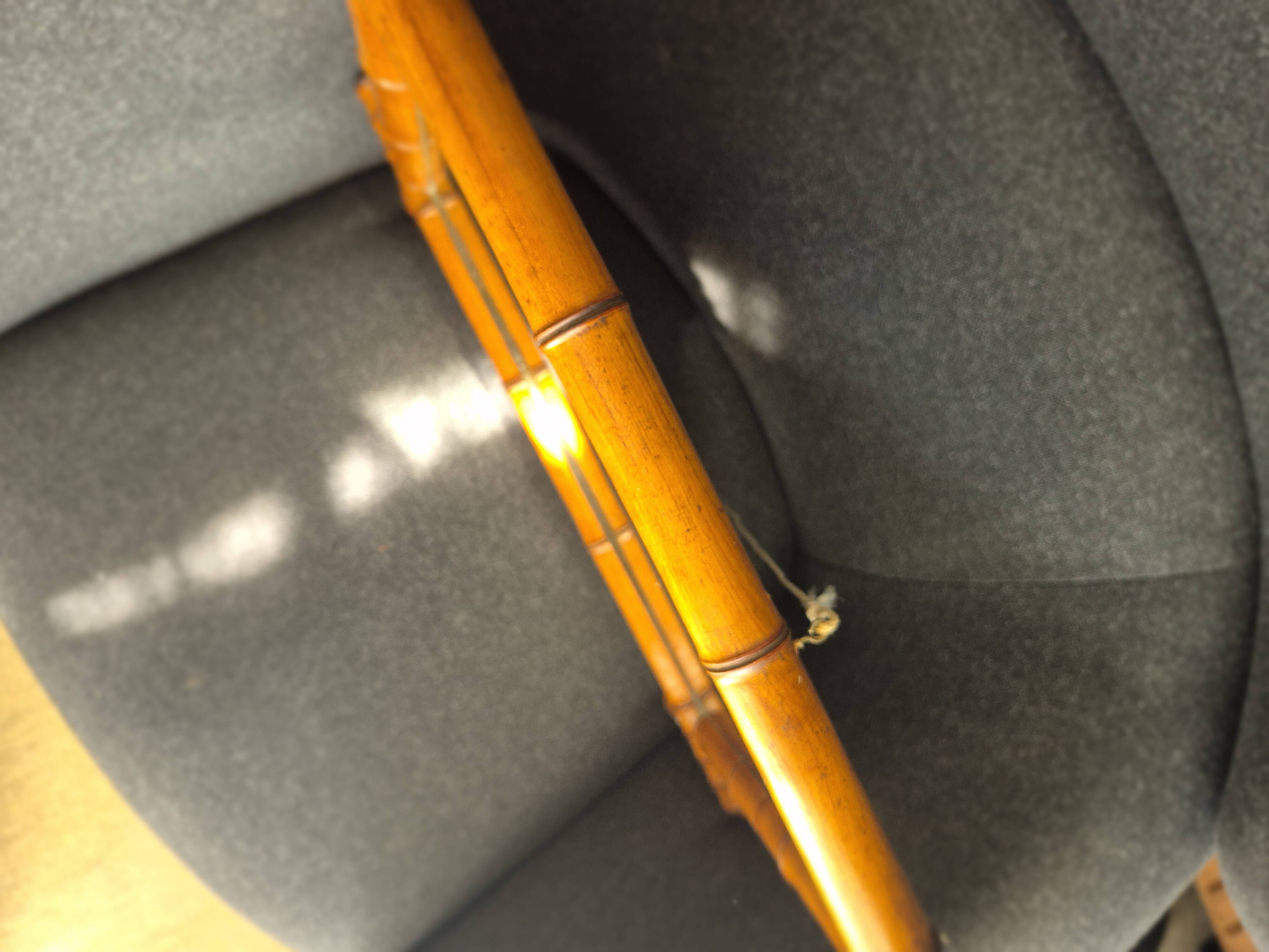 Vintage belle epoque bamboo mirror