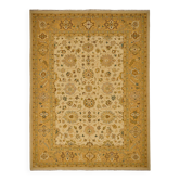 Tapis Oushak en laine noué à la main turc 262 cm x 350 cm