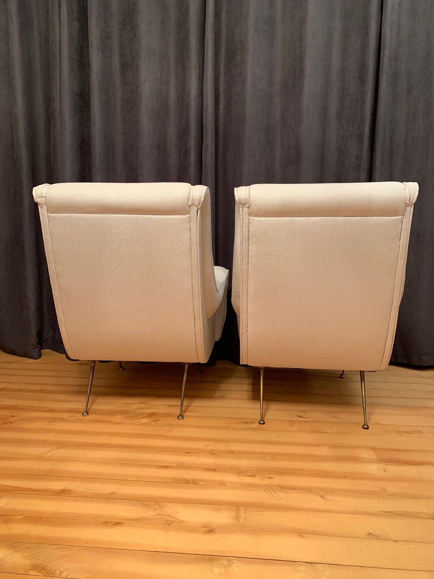 A pair of armchairs by Gigi Radice, Italy, 1960s