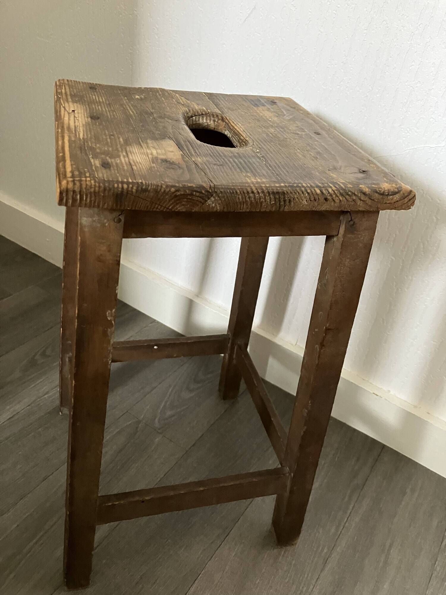 Small wooden stool