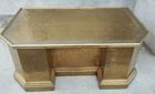 desk design RODOLFO DUBARRY covered brass decor desk brass