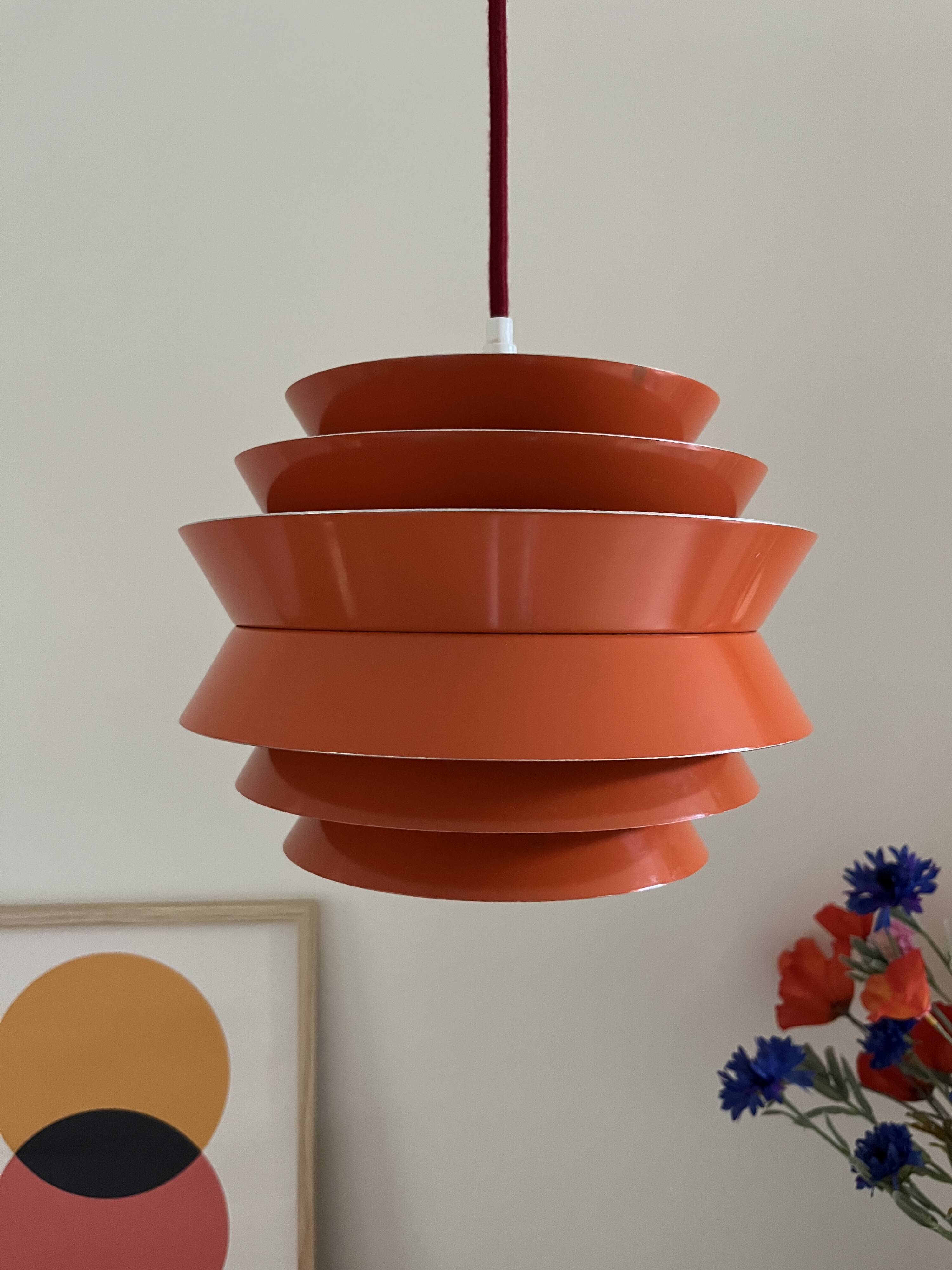 Vintage Trava pendant - Carl Thore - Granahaga - Swedish design lamp