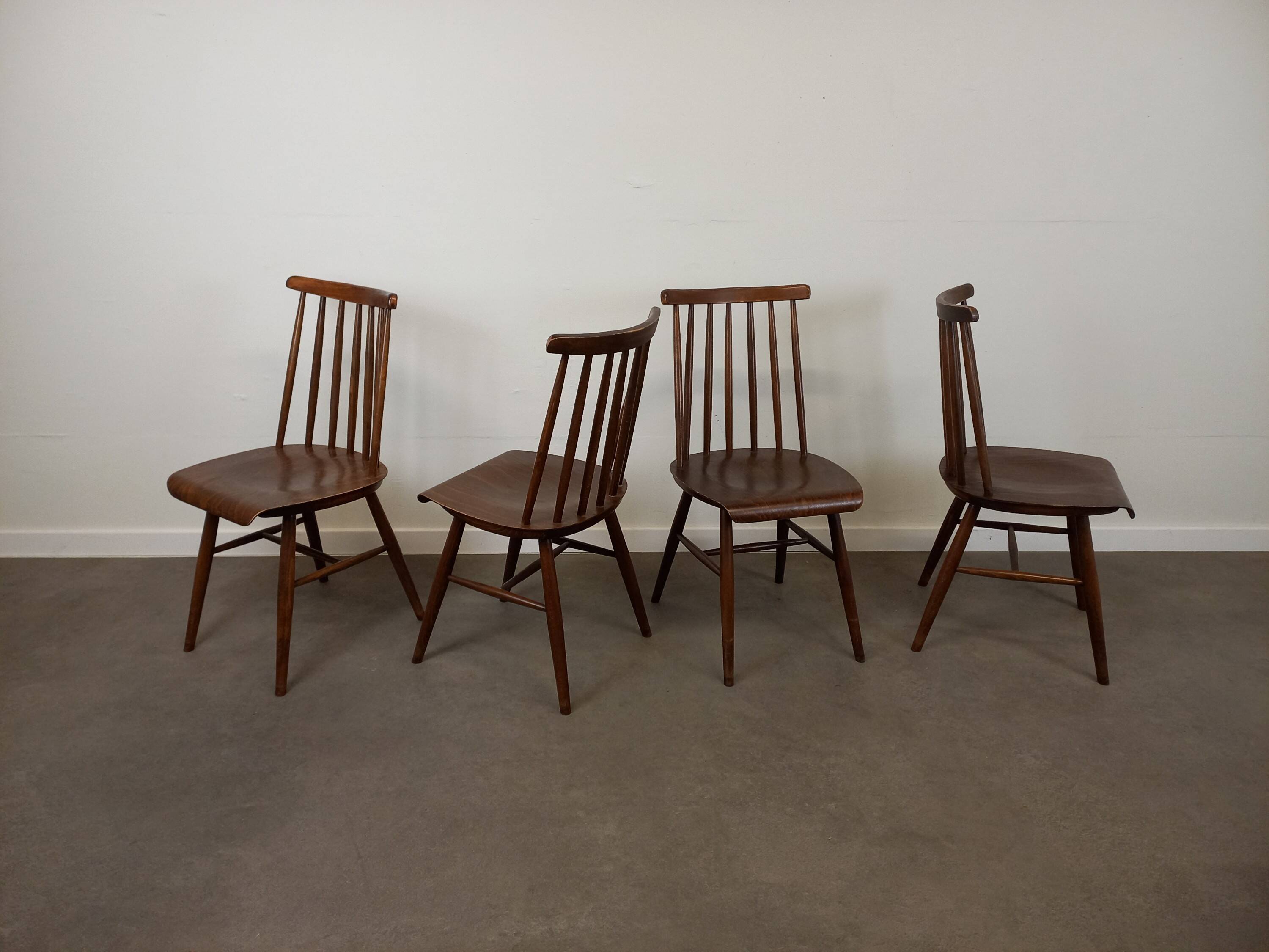 Scandinavian chairs set of 4