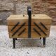 Travailleuse basse en bois