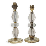 Two bedside lamp bases