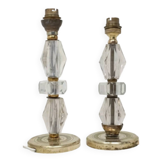 Two bedside lamp bases