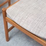 Set of 6 dining chairs in oak by Meubelatelier Vanda Watervliet, 1960s