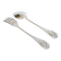 Silver cutlery set, 1 fork and 1 spoon, erenard