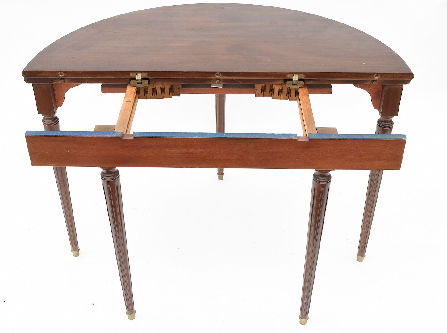 Louis XVI-style half moon table
