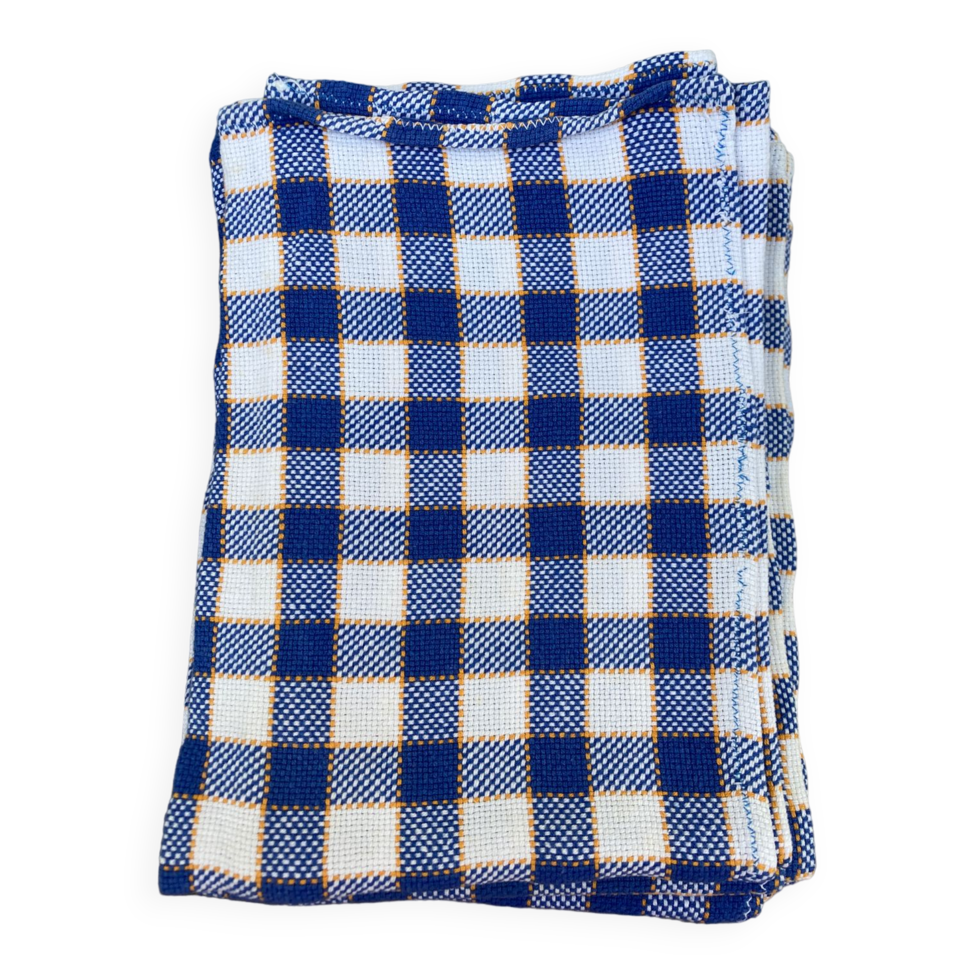 9 vintage checkered towels