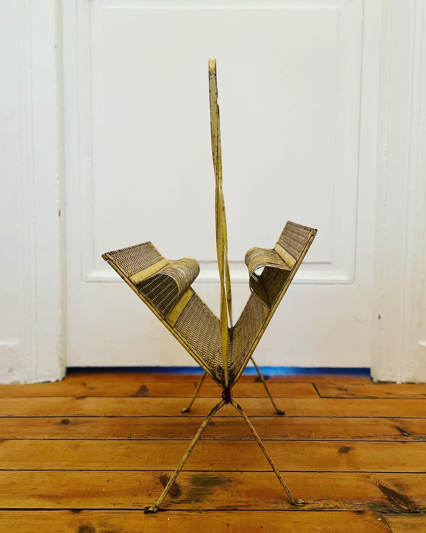 Porte disques vinyles 1950