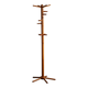 Decorative coat rack in solid pine, mid-century Danish style, 1970s.
