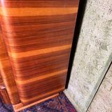 Art decó vintage Brocante burr walnut cocktail bar sideboard