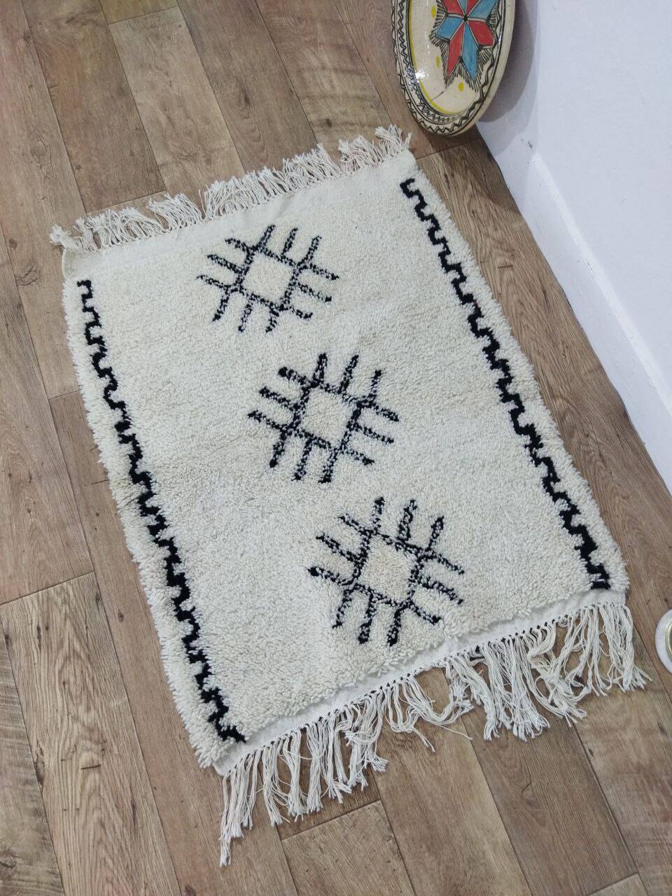 Handcrafted Moroccan Berber Rug 95 X 78 CM