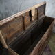 Indian wooden chest on wheel