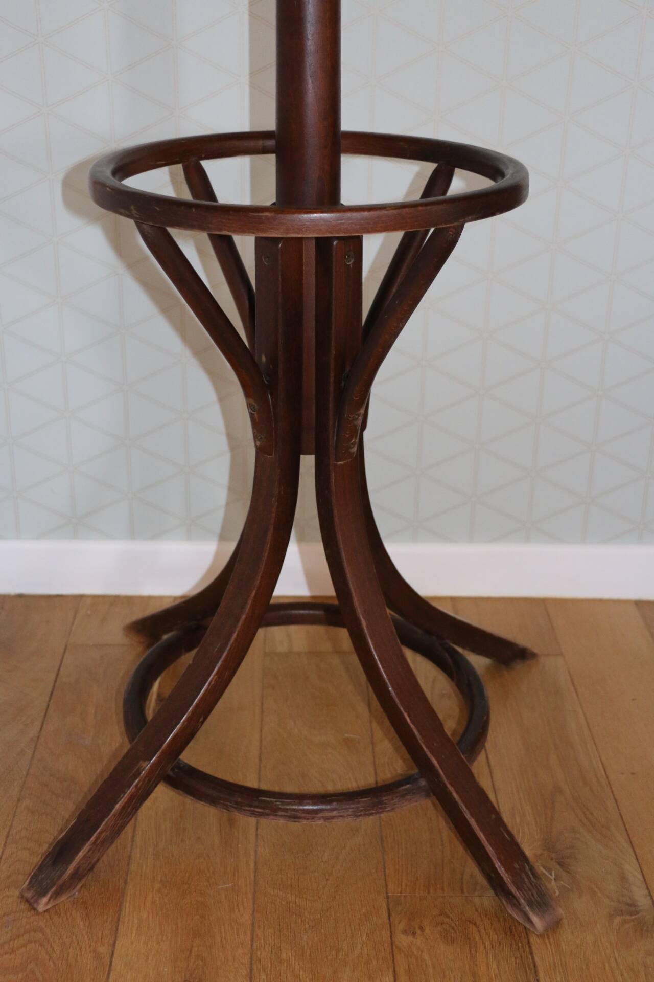 Baumann parrot coat rack dark beech umbrella stand